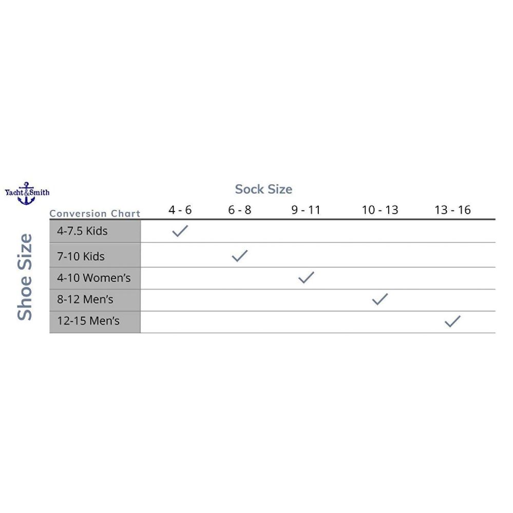 Sock Size Chart 9 11