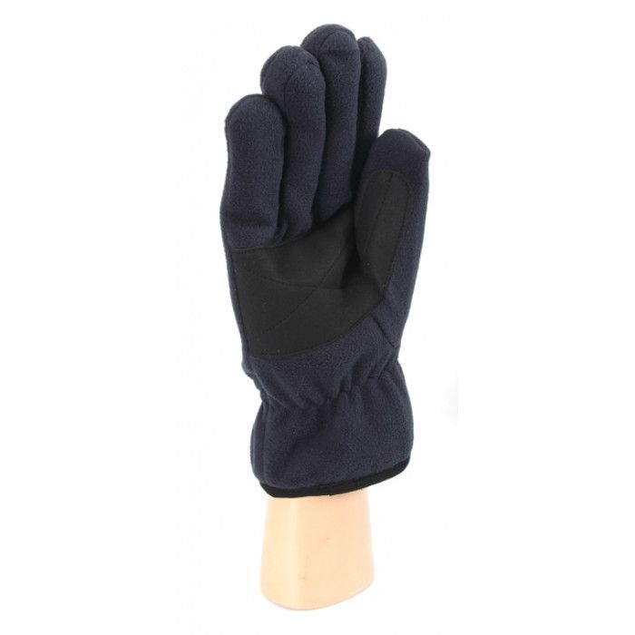 Men's Double Layer Fleece Gloves With Gripper Palm In Assorted Colors at