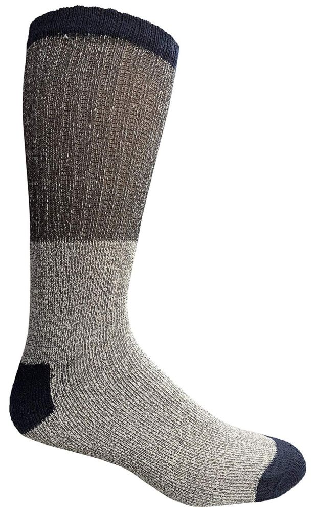 Yacht & Smith Mens Cotton Thermal Tube Socks, Cold Weather Boot Sock