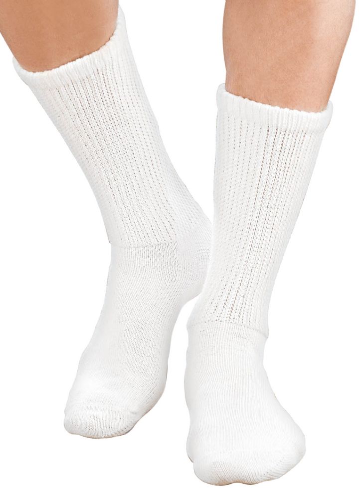 Yacht & Smith Women's Cotton Diabetic NonBinding Crew Socks Size 9