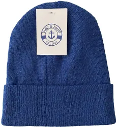 Yacht & Smith Unisex Kids Stretch Colorful Winter Warm Knit Beanie Hats, Many Colors