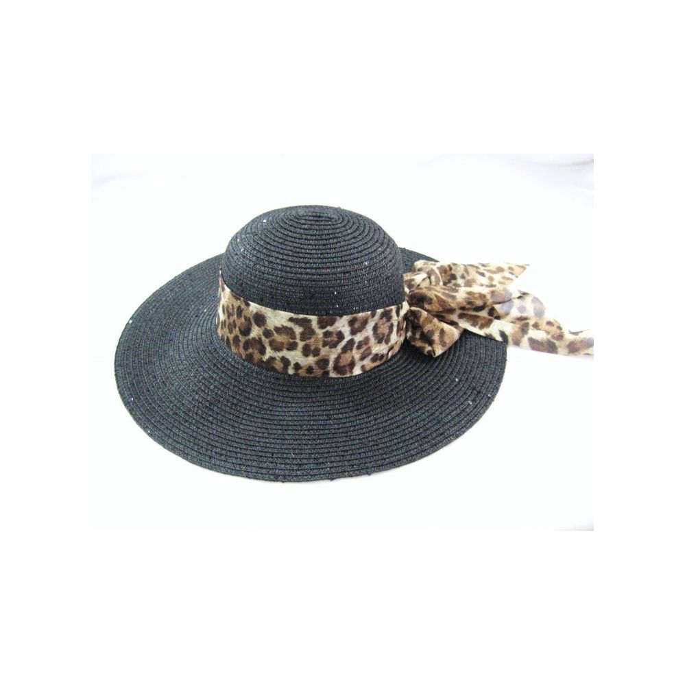 Ladies Fashion Black Sun Hat at