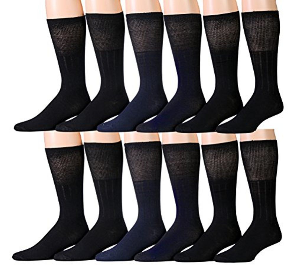 Diabetic Socks for Men, NonBinding Diabetic Dress Socks Circulatory