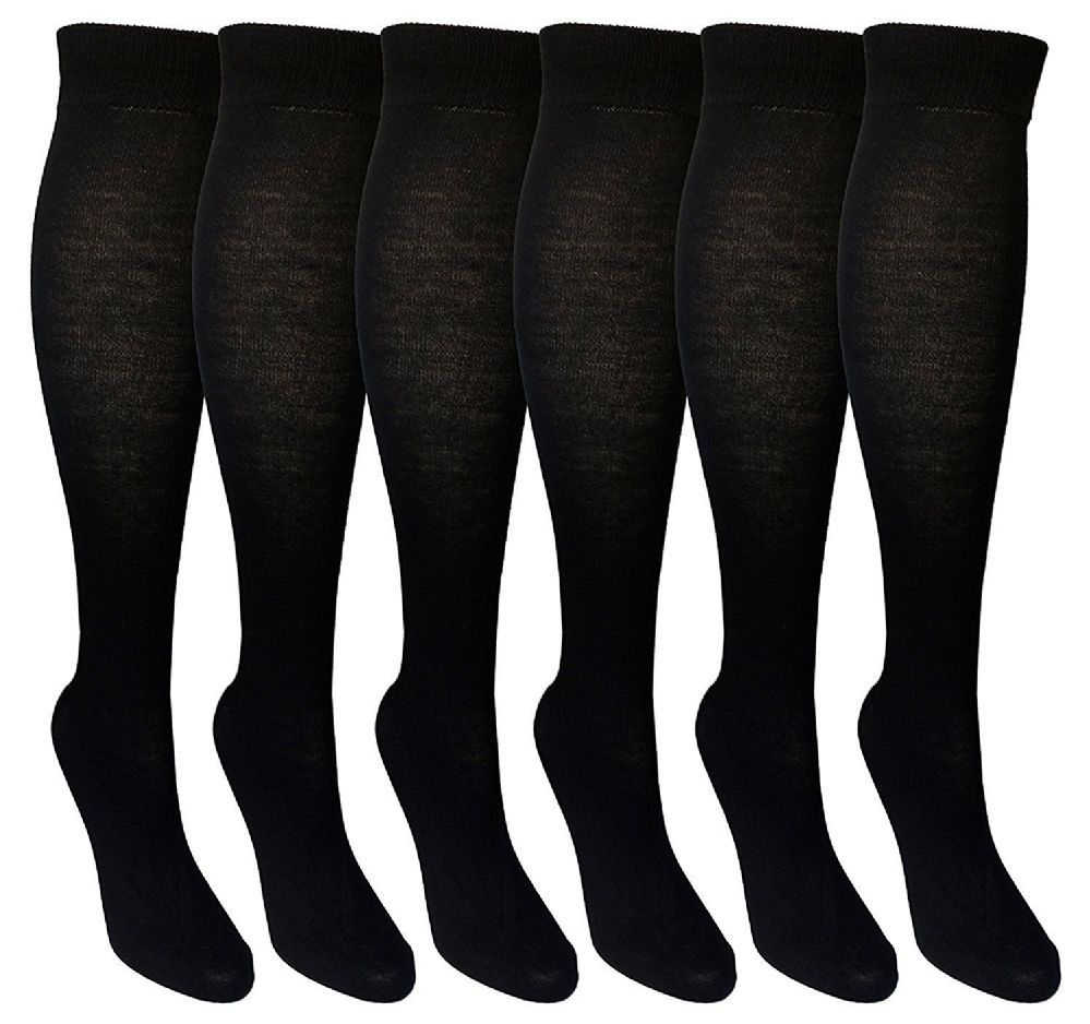 black knee high socks plus size