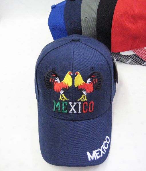 Mexico "gallo" Logo Baseball Cap 48 pack at