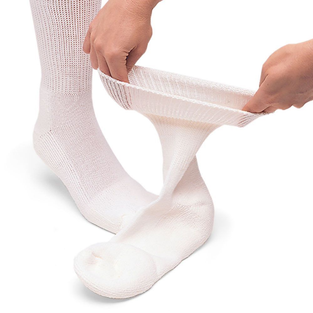 Non-Binding Medical Socks - Cotton With Ubbe Gippe Bottom
