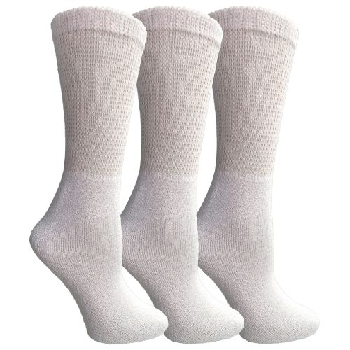 Yacht & Smith Women's Cotton Diabetic Non-Binding Crew Socks - Size 9 ...