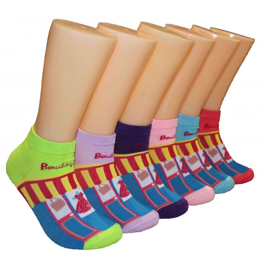 Women's Boutique Low Cut Ankle Socks 480 pack at