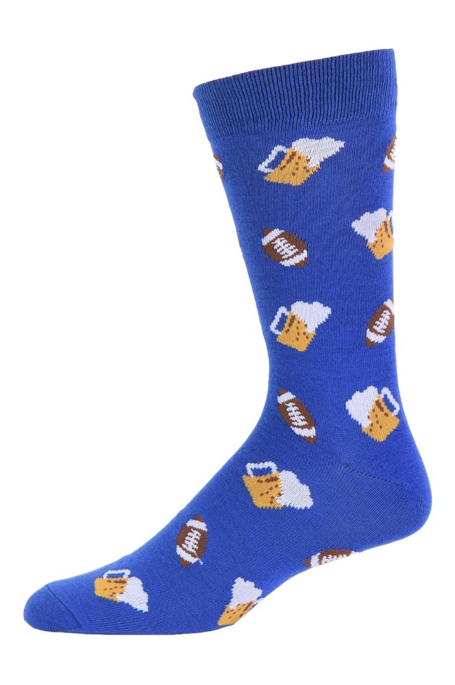 Men's Printed Novelty Crew Socks Size 1013 120 pack at socksinbulk