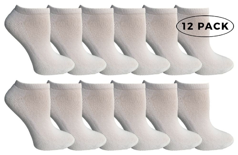 Kids Gray Crew Sock Size 4-6 12 Pair /"Free Shipping/"
