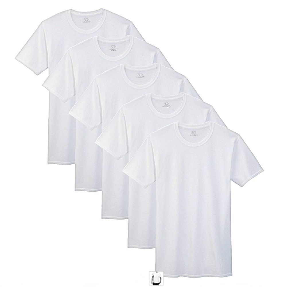 Men's Fruit Of The Loom 100% Cotton White T-Shirt, Size 2xl - at ...