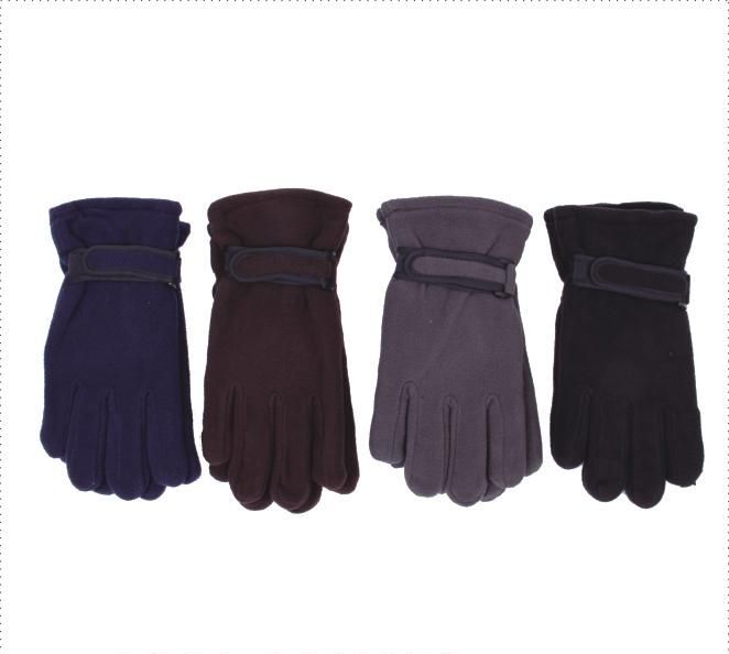 Men's Fleece Glove's - Assorted Colors 72 pack - at - socksinbulk.com ...