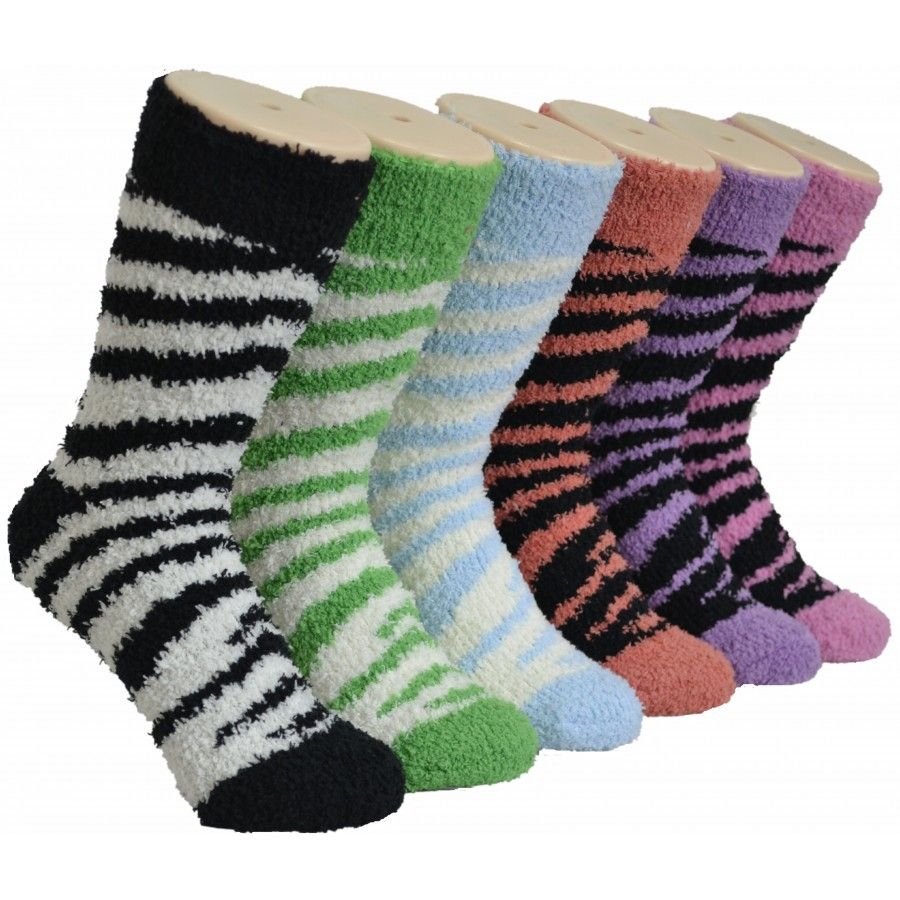 Women's Fluffy Cozy Socks 180 pack at