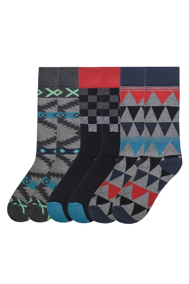 Men's Printed Novelty Crew Socks Size 10-13 120 pack - at - socksinbulk ...