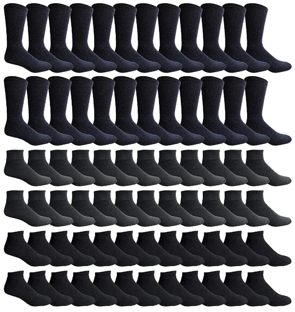 Wholesale Assorted Colors Men/'s Ankle Quarter Sport Cotton Socks Size 9-11 10-13