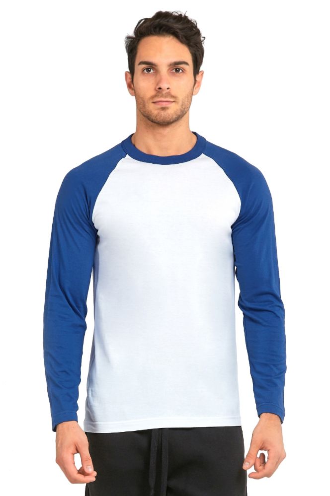 Top Pro Mens Long Sleeve Baseball Tee Size Small In Royal And White 30 ...