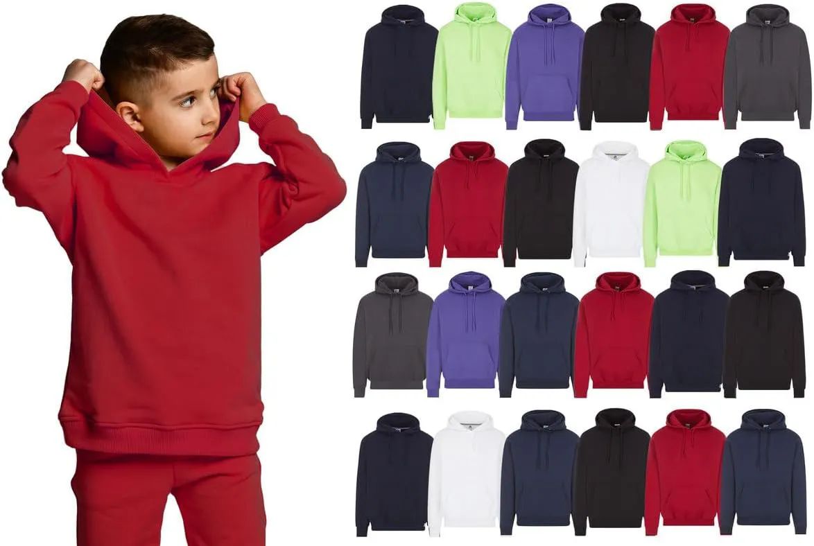 Hanes Kids Comfortblend Ecosmart FulLZip Hoodie Sweatshirt, With Media Pockets Size Xxl at