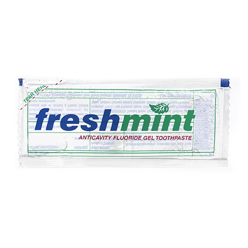 Freshmint 0.28 oz. Single Use Clear Gel Anticavity Fluoride Toothpaste
