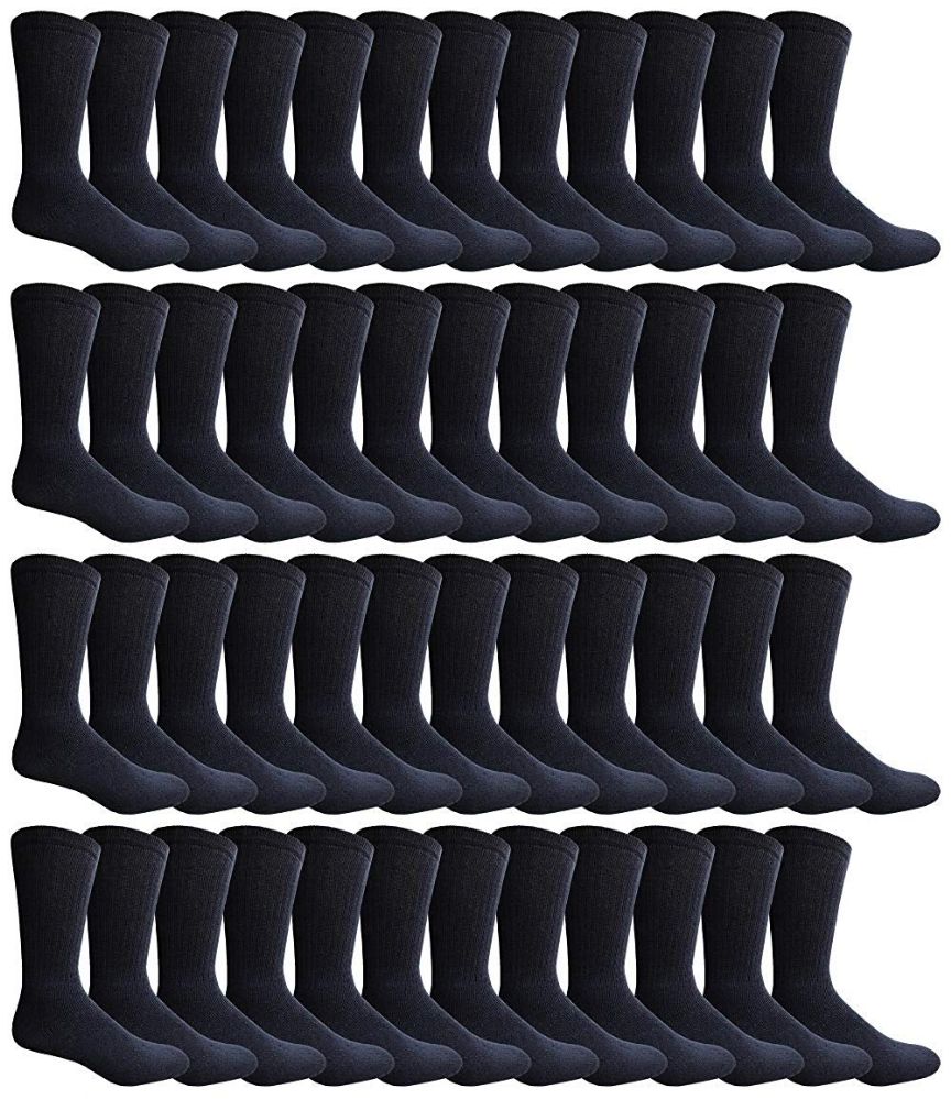 Wholesale Bulk Mens Crew Socks Cotton Big and Tall Plus Size Socks 13-16