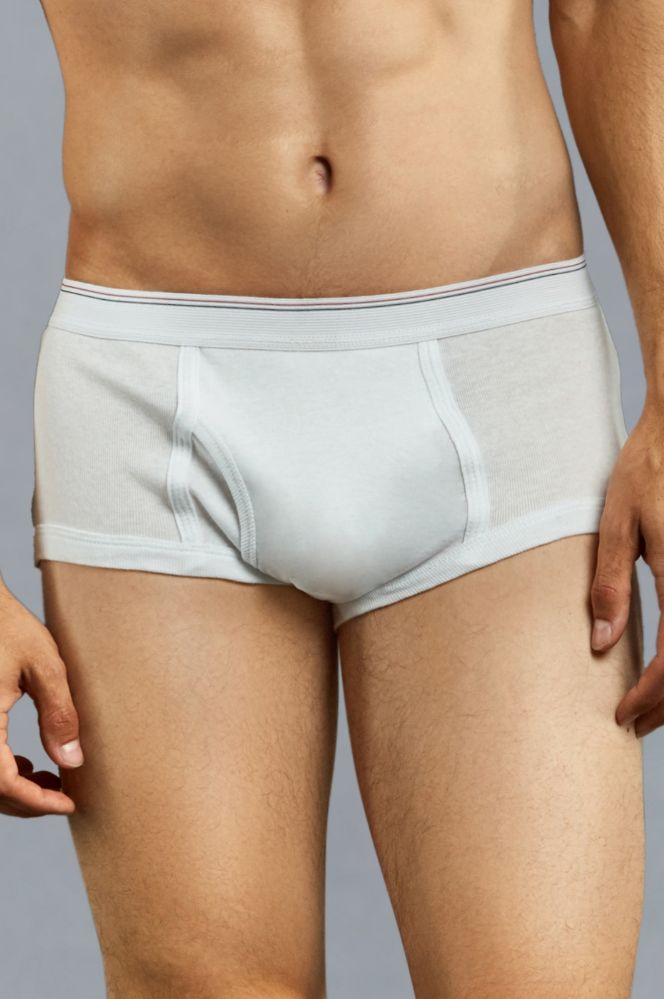 Men's First Quality White Briefs Size XL 144 pack at socksinbulk