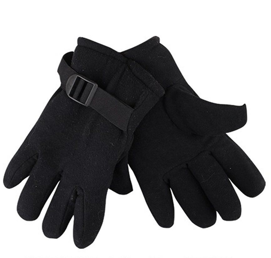 Mens Black Fleece Winter Gloves 216 pack at