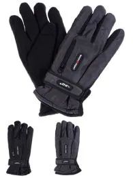 Yacht & Smith Mens Thermal Water Resistant Ski Glove With Zipper Pocket