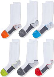 Boys Fruit Of The Loom Assorted Color Crew Socks Size M 9-2