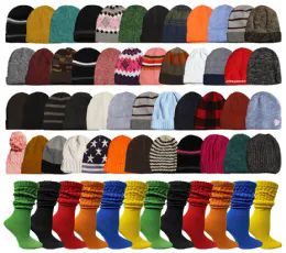 Yacht & Smith Womens Warm Winter Hats And Colorful Slouch Boot Socks