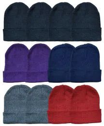 Yacht & Smith Unisex Kids Winter Knit Hat Assorted Colors