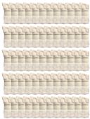 Yacht & Smith Men's Premium Cotton Crew Socks White Size 10-13