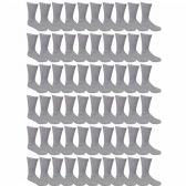 Yacht & Smith Kids Premium Cotton Crew Socks Gray Size 6-8
